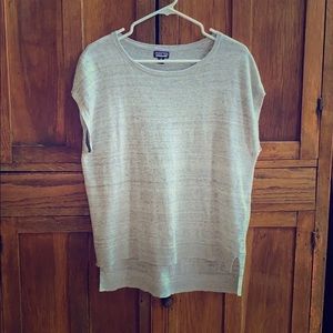 Patagonia sleeveless linen t-shirt